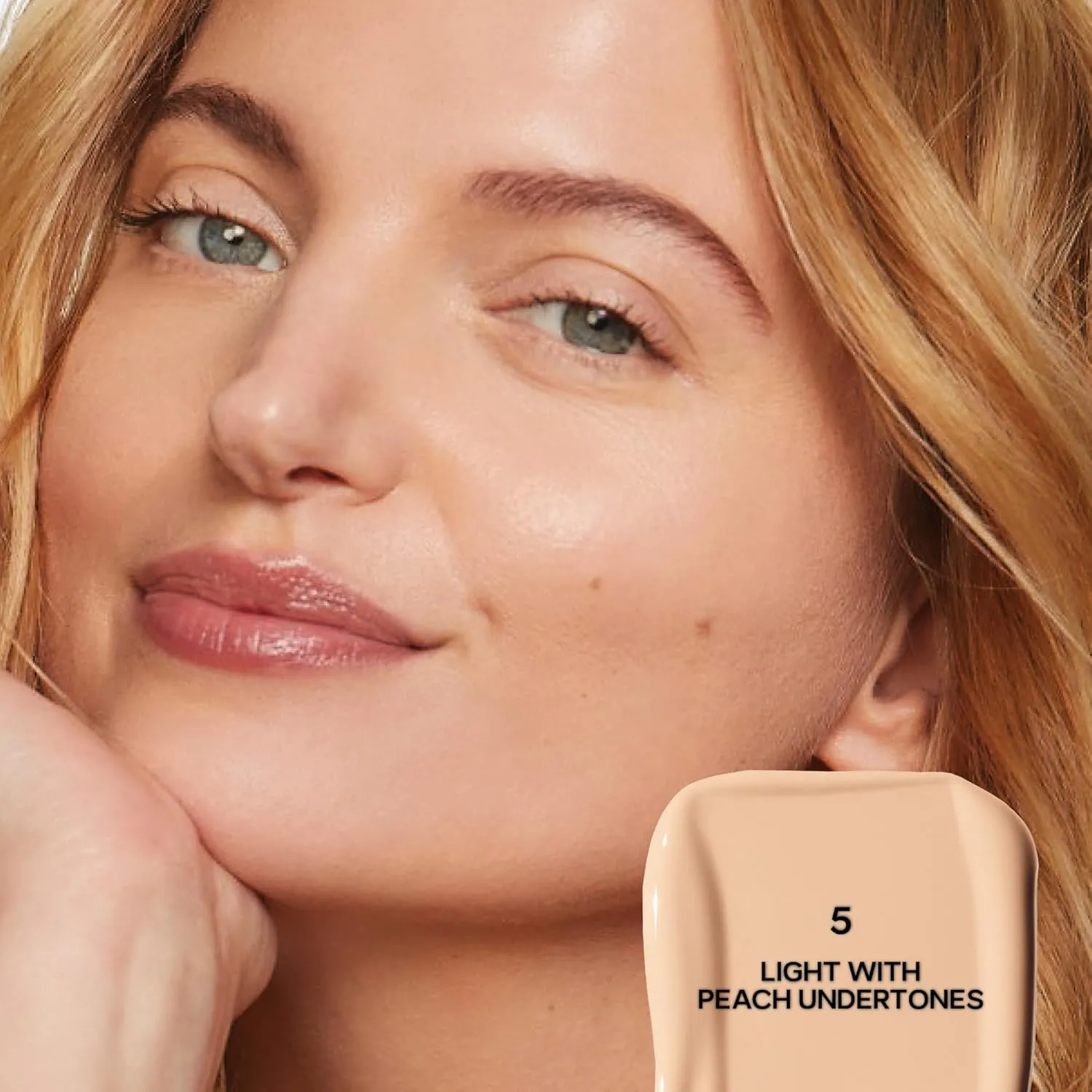 Saie Slip Tint Radiant Cream Concealer & All-Over Face Makeup - Concealer for Dark Circles, Redness & Blemishes - Lightweight Makeup Made with Hydrating Hyaluronic Acid - Shade 5 (0.17 oz)