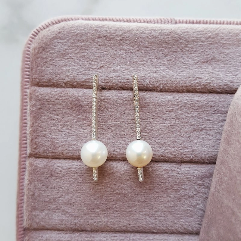 Sami Fine Jewelry Pearl Drop Earrings
