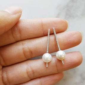 Sami Fine Jewelry Pearl Drop Earrings