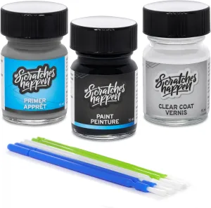 ScratchesHappen Exact-Match Touch Up Paint Kit - Dyno Blue Pearl (B-561P) for Honda - Preferred (Paint   Clear Coat   Primer)