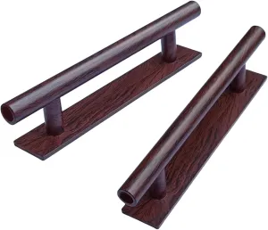 Self-Stick Push Pull Helper Golden Hidden Cabinet Handle ABS Plastic Door Window Wardrobe Handle Instant Cabinet Drawer Furniture Handles (20, Brown), DF51