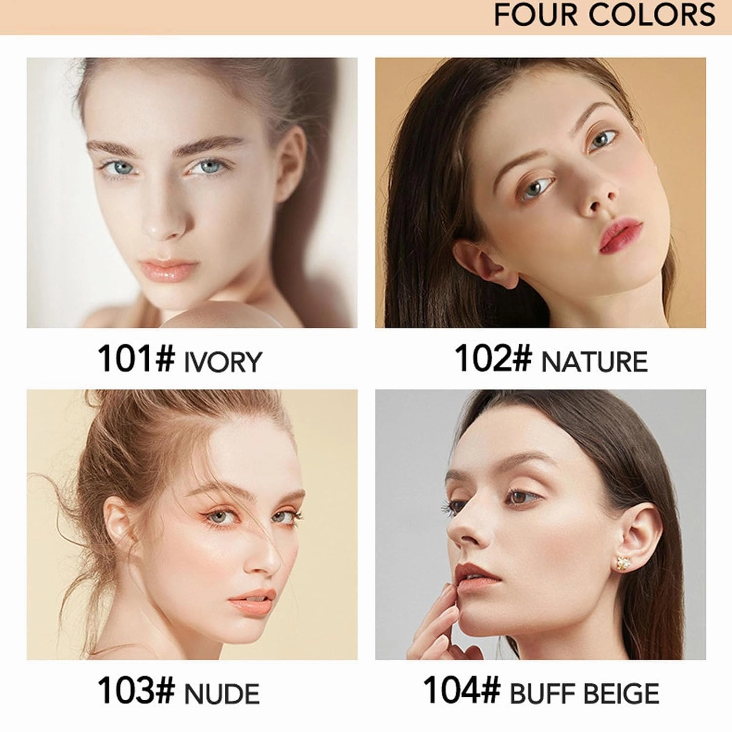 Serenita Elixir Cream, Serenita Elixir BB Cream, Serenita Elixir CC Cream, Serentia Elixir Cream Flawless Radiant Skin Instantly, Air Cushion CC Cream Mushroom Head Foundation (ivory)