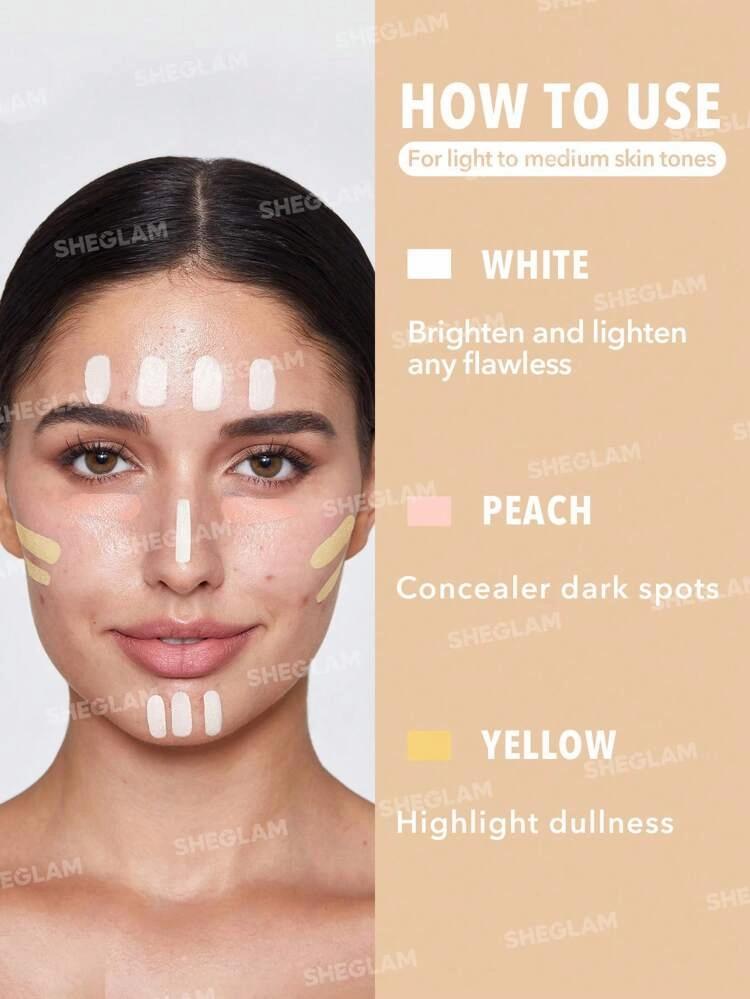 SHEGLAM - Like Magic Color Correcting Concealer - Peach