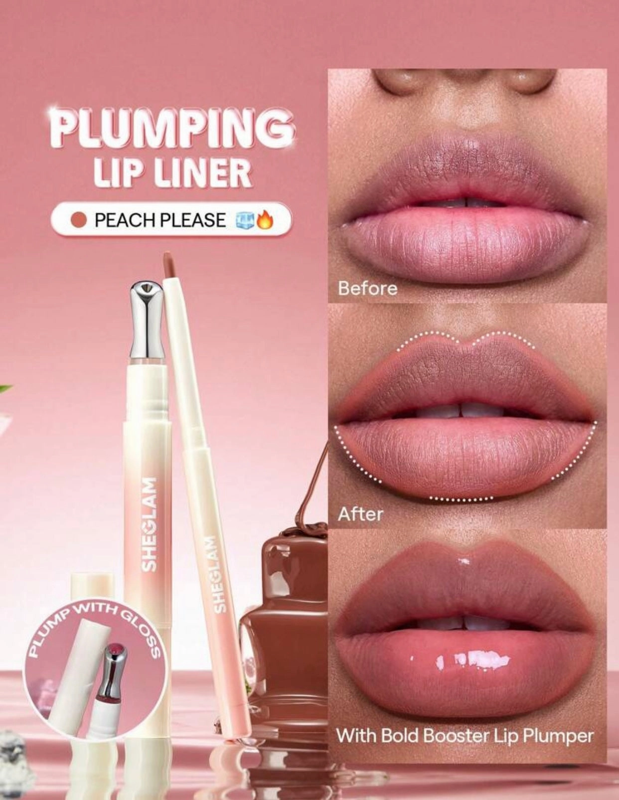 Sheglam bold booster plumbing lipliner