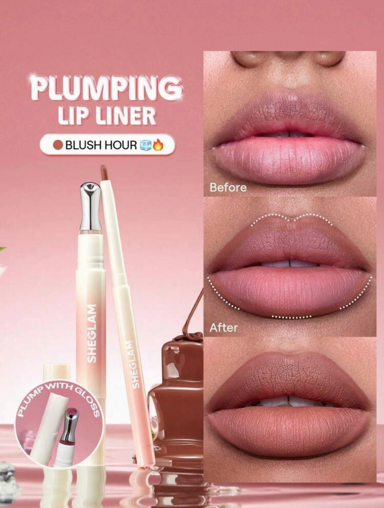 Sheglam bold booster plumbing lipliner