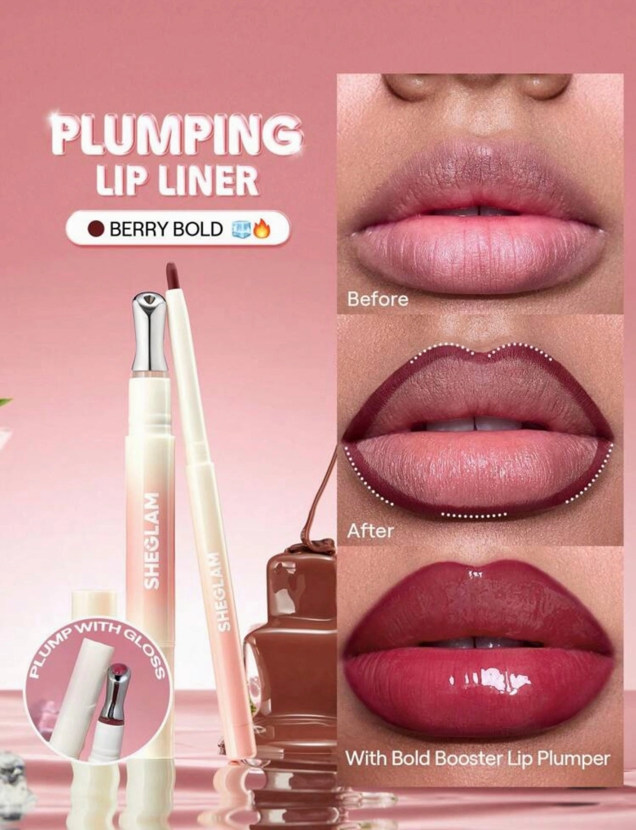Sheglam bold booster plumbing lipliner