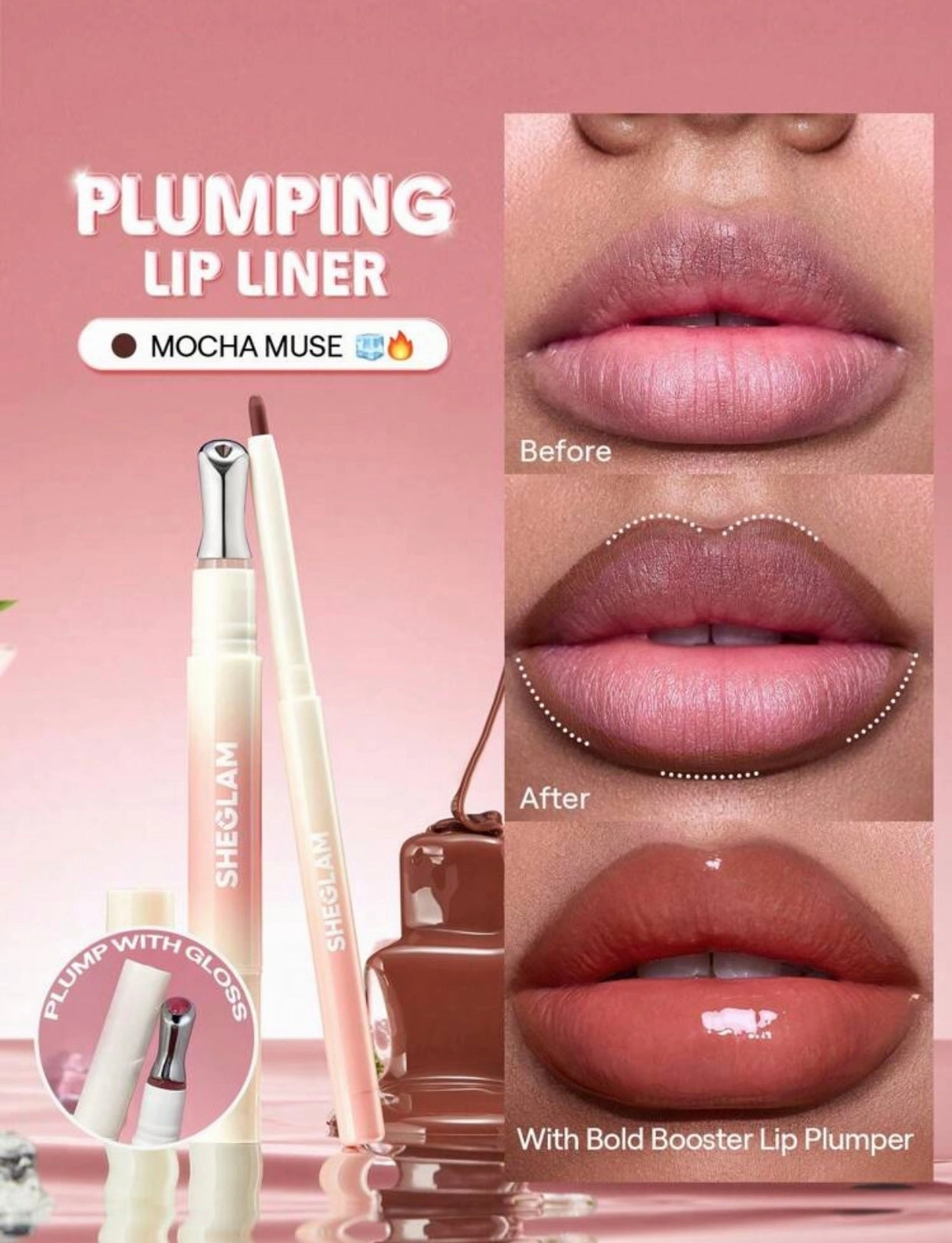 Sheglam bold booster plumbing lipliner