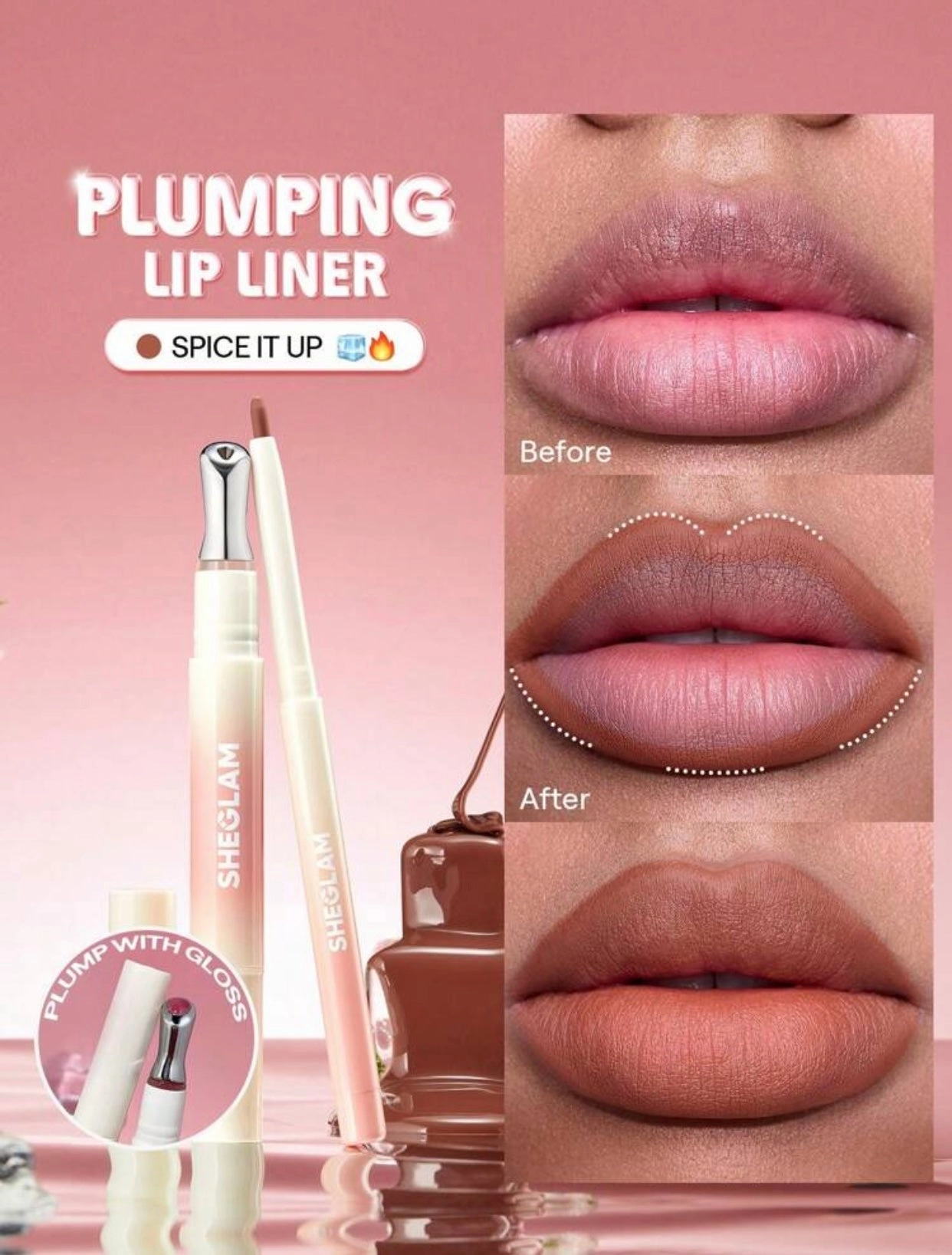 Sheglam bold booster plumbing lipliner