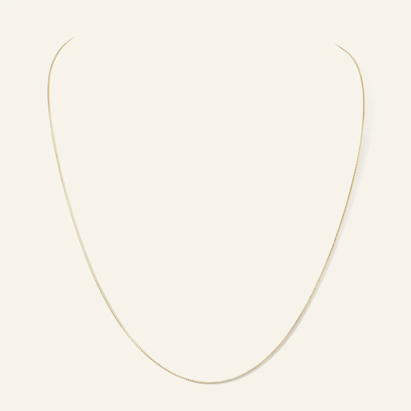 Shimmering Box Chain Necklace