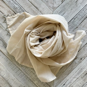 Shimmering Ivory Scarf