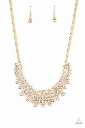 Shimmering Song - Gold Necklace