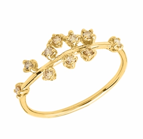 Shimmering Stars Gold Band