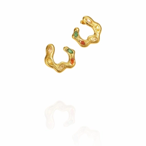 Shimmering Wave Earrings