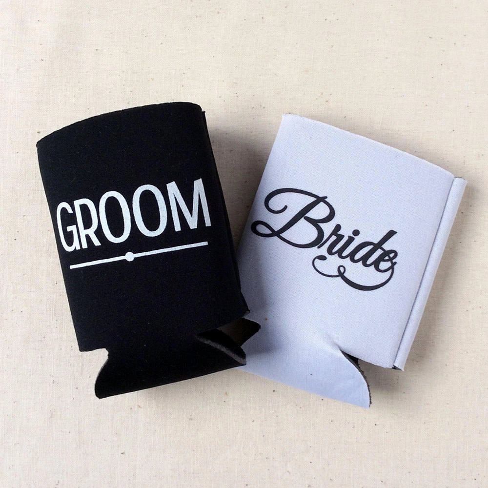 Shots and Kisses - Wedding Can Cooler #81R