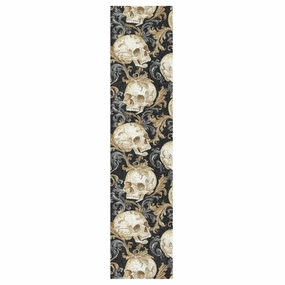 Skulls Golden Branches Grip Tape roll for Skateboards Waterproof Scooter Grip Tape Longboard Griptape Tear-Proof mini Cruiser Skateboard Grip, 44×10 Inch