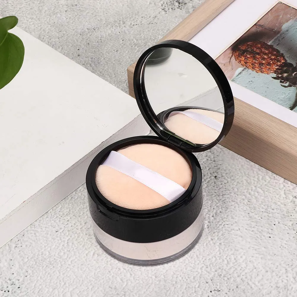Sonew Makeup Finish Loose Powder, Oil Control ing Moisturizing Makeup Setting Powder for Face, Hair - 15g (02#Ivory White)