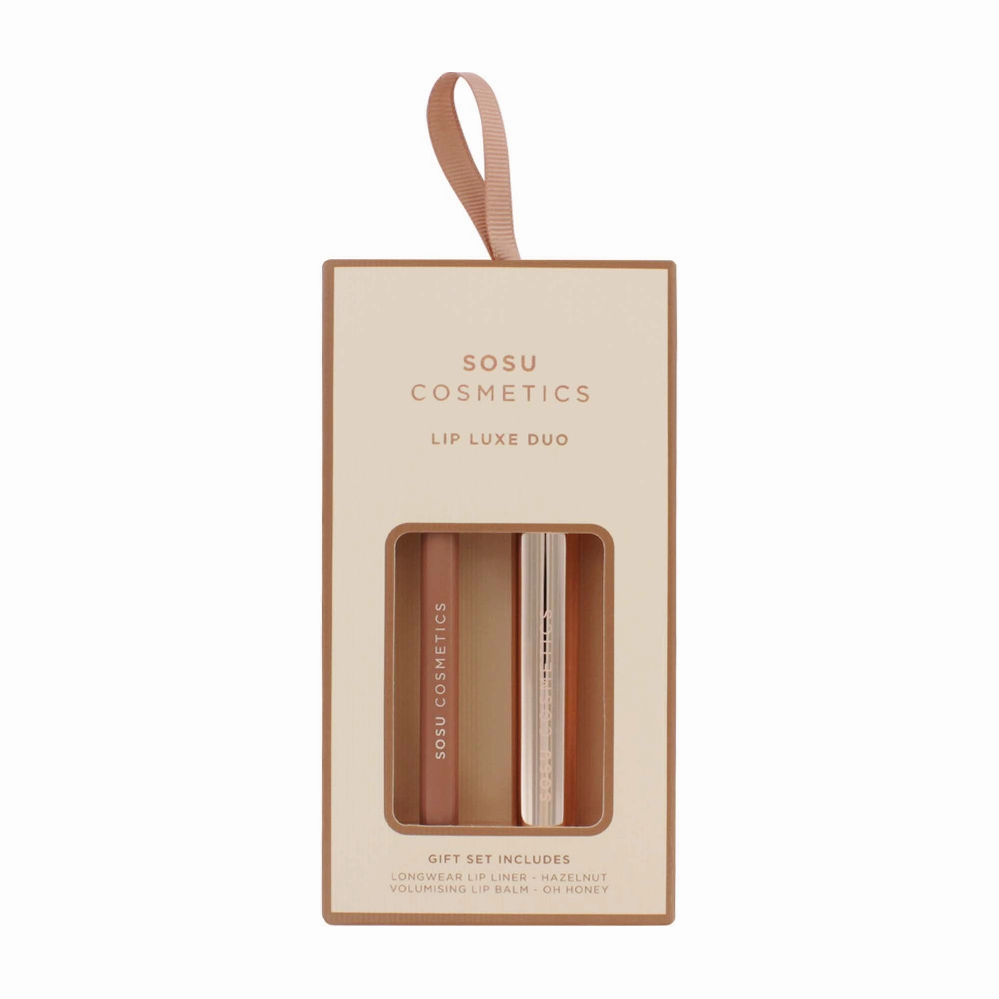 Sosu Hazelnut Longwear Lip Liner & Oh Honey Lip Balm Set
