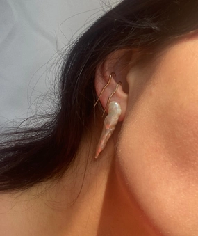Stick Pearl Earring