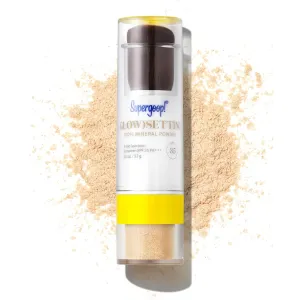 Supergoop! (Glow) setting 100% Mineral Powder, Translucent - 0.13 oz - Broad Spectrum SPF 35 PA    Sunscreen   Makeup Setting Powder