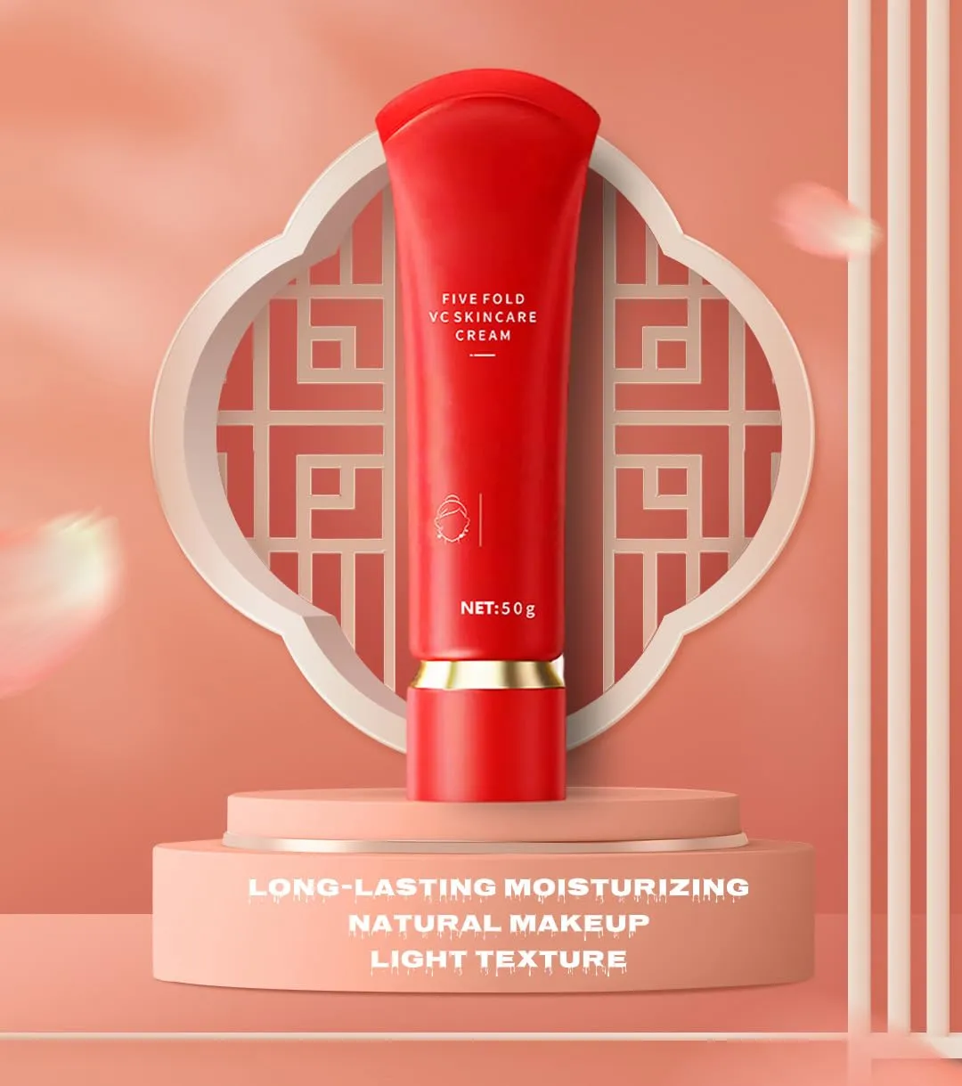 Swarous Moisturizing Brightening Tone-Up Concealer Cream, Swarous Makeup Cream for Brightening, Five Fold VC Skin Care Creams, Vitamin C Makeup Tone up Concealer (3)