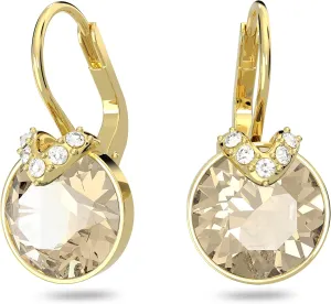 Swarovski Bella V Crystal Earrings, Grey, Yellow, Clear, Rose Color Crystals, Part of the Swarovski Bella V Collection