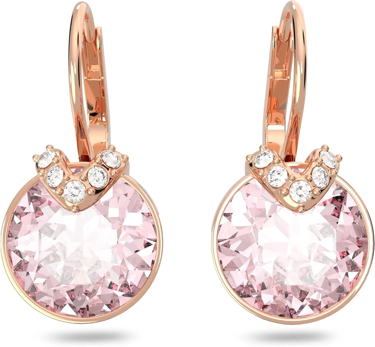 Swarovski Bella V Crystal Earrings, Grey, Yellow, Clear, Rose Color Crystals, Part of the Swarovski Bella V Collection