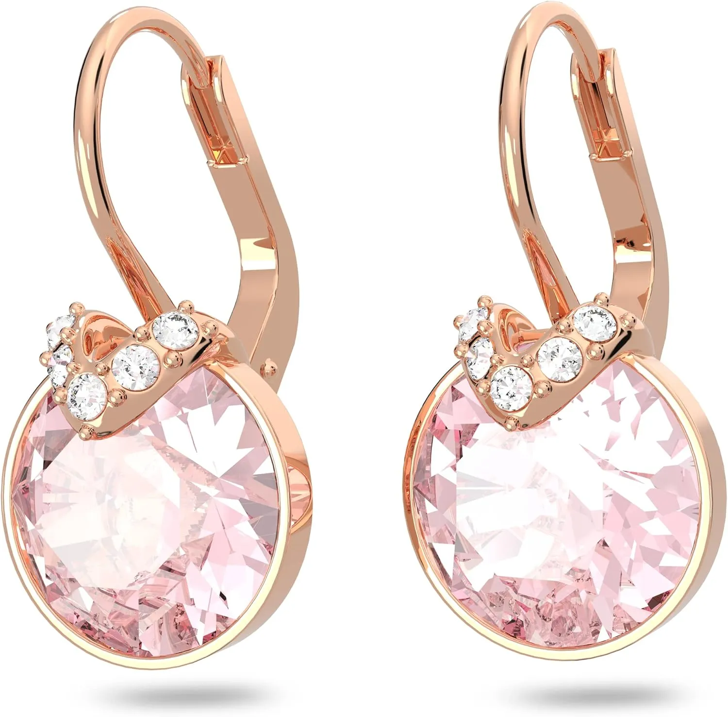 Swarovski Bella V Crystal Earrings, Grey, Yellow, Clear, Rose Color Crystals, Part of the Swarovski Bella V Collection