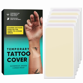 Tattoo-Cover-Up-Patch Sweatproof-and-Waterproof-Effective-Tattoo-Cover-Up-Tape Ultra-Thin-Invisible-Breathable-Patch-Concealer-Sticker-Suitable-for-Spot-and-Scar