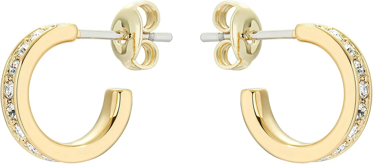 Ted Baker Seenita Nano Hoop Huggie Earrings - Rose Gold, Gold or Silver Tone Options