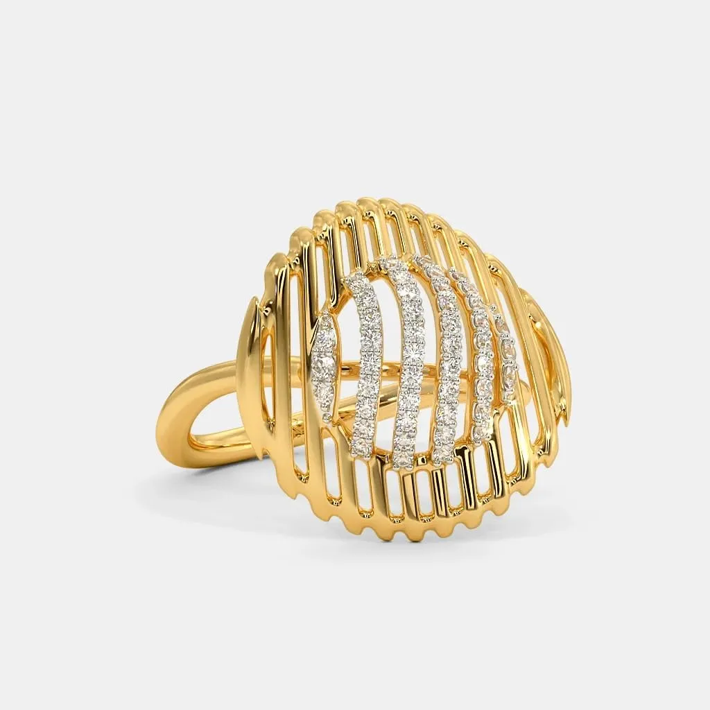 The Zale Ring, 0.244 Carat Moissanite Ring with 3.21 Gram 14k Gold Plated Sterling Silver Wedding, Engagement, Promise Ring|VG-RNG-2523