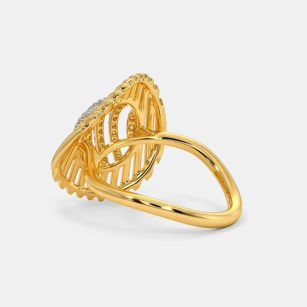 The Zale Ring, 0.244 Carat Moissanite Ring with 3.21 Gram 14k Gold Plated Sterling Silver Wedding, Engagement, Promise Ring|VG-RNG-2523