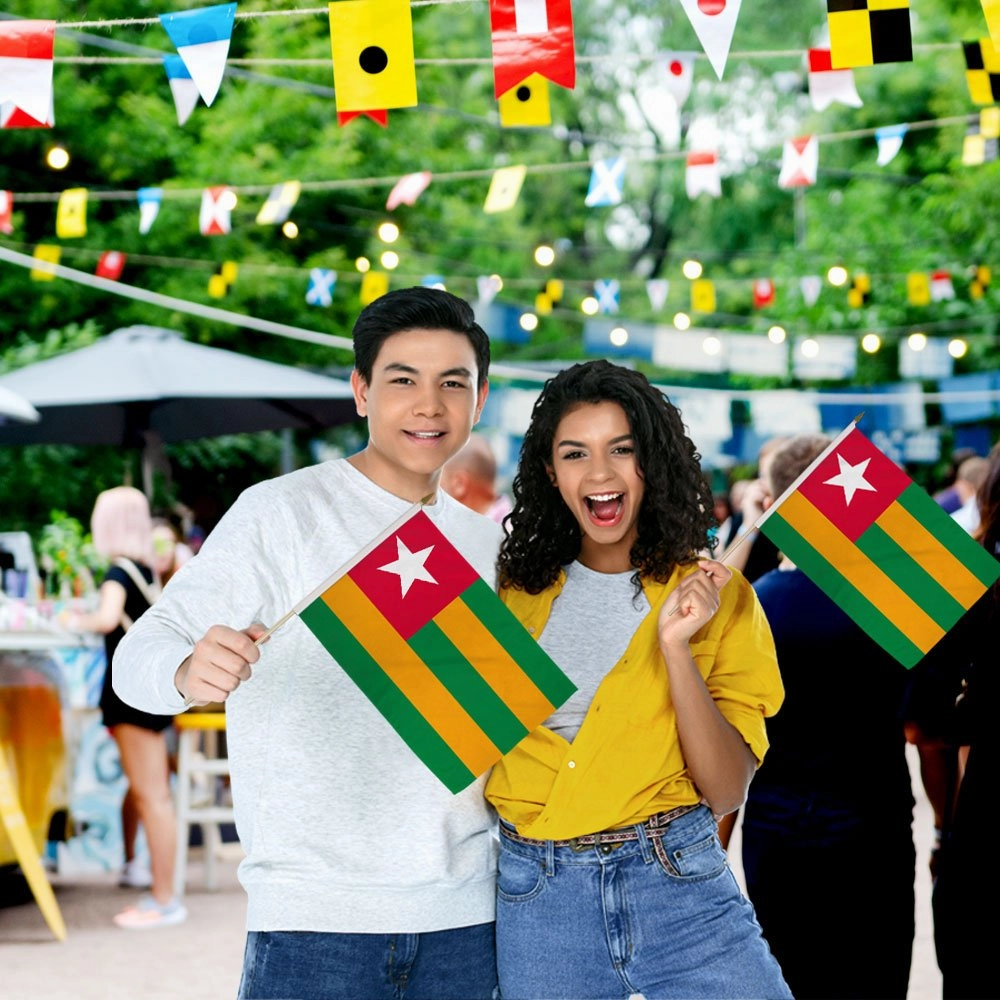 Togo 12x18in Stick Flag