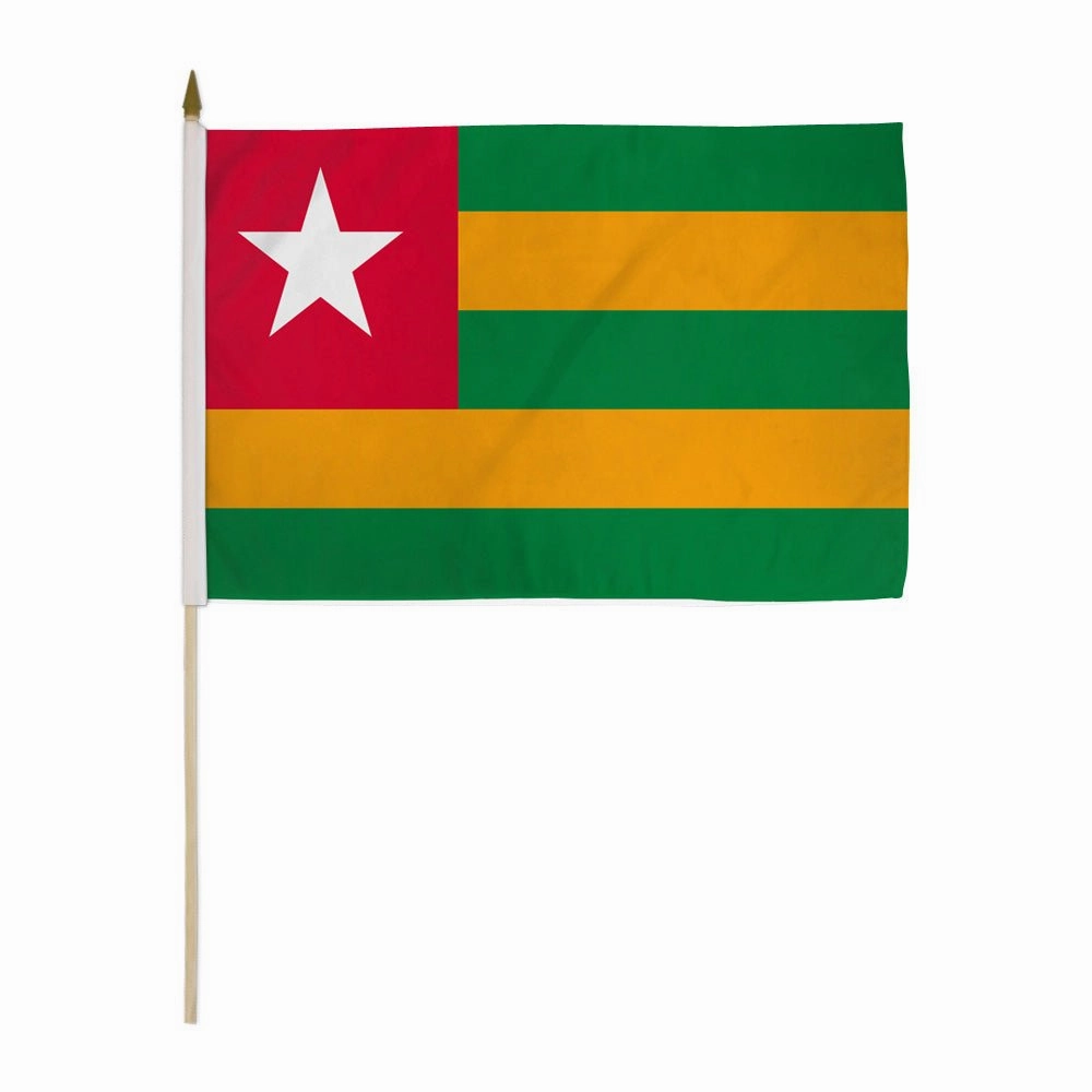 Togo 12x18in Stick Flag