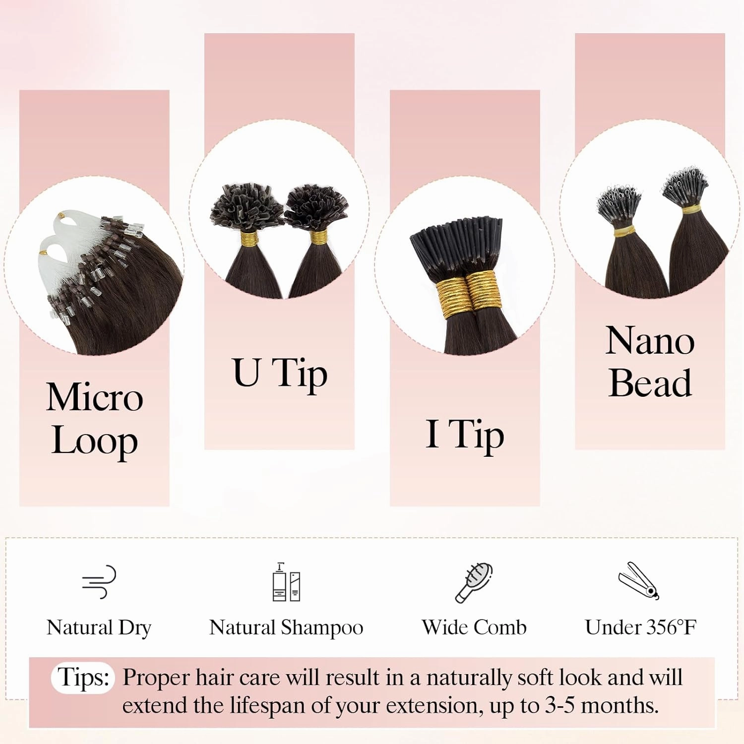 U Tip Hair Extensions Human Hair Pre Bonded Extensions Keratin Fusion Extensions K Tip Hair Extensions Real Human Hair Silky Straight Natural 50g/100 Stands 18" Golden Brown Mix Bleach Blonde