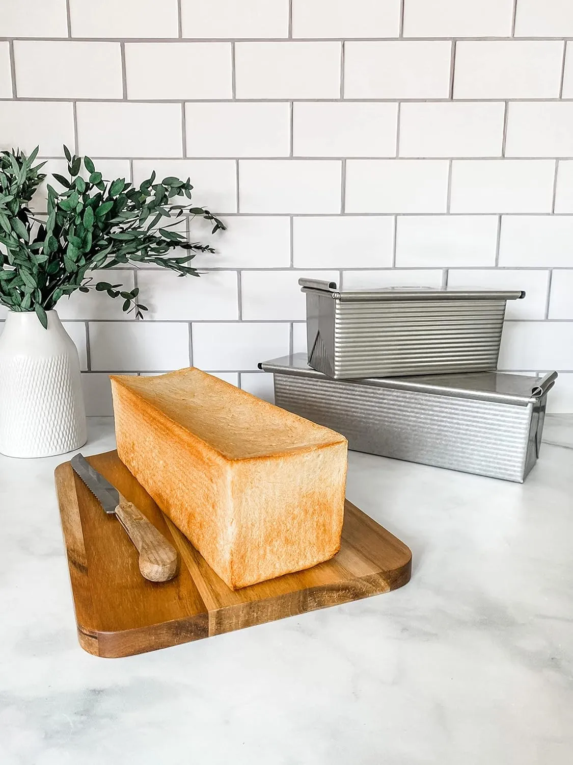 USA Pan Pullman Loaf Pan, 9 x 4 x 4, Aluminized Steel