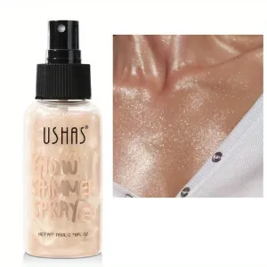USHAS Liquid Highlighter, Liquid Concealer, Permanent Water and Oil Resistant, Glitter (2, 76ml), 1 Ounce (Pack of 1)