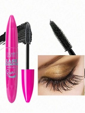 Ushas Big Lash Mascara: Extreme Black - Waterproof & Smudge-Proof, 24-Hour Wear