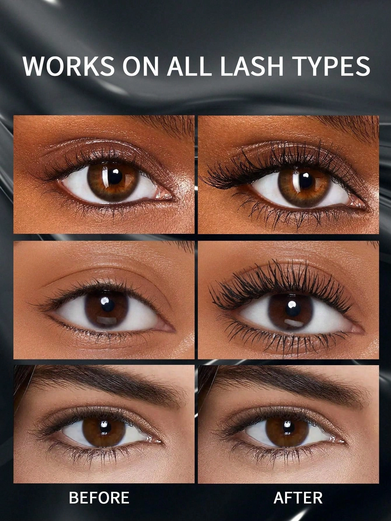 Ushas Big Lash Mascara: Extreme Black - Waterproof & Smudge-Proof, 24-Hour Wear