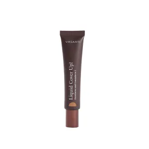 VASANTI Oil-Free Foundation & Concealer in 1 - Liquid Cover-Up (V1) - Full Matte Coverage Long Lasting Paraben-Free Vegan Friendly Makeup