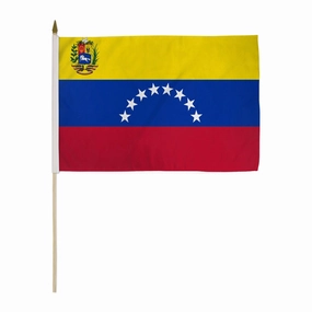 Venezuela (Bolivarian) 12x18in Stick Flag