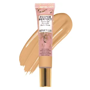 Winky Lux Peeper Perfect Under Eye Concealer, Makeup & Eye Brightener, Full Coverage Concealer for Dark Circles, Color Corrector & Eye Primer, With Collagen, Hyaluronic Acid & Vitamin E (Light Medium)