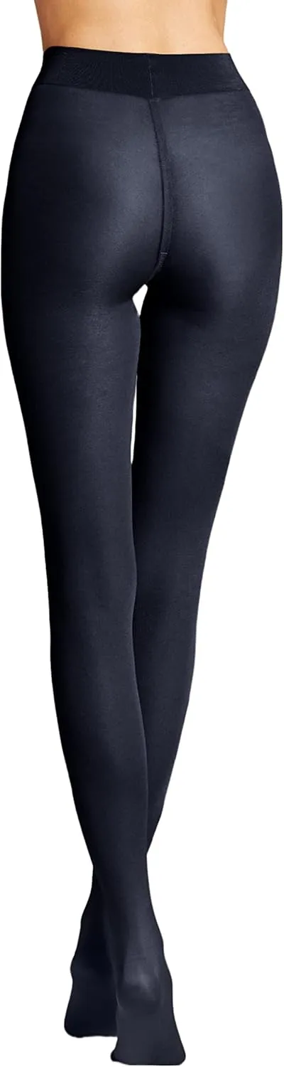 Wolford Pure Shimmer 40 Denier Concealer Tights For Women Soft Feel Flawless Legs Bonded Seams Wide Essential Sheer Hosiery