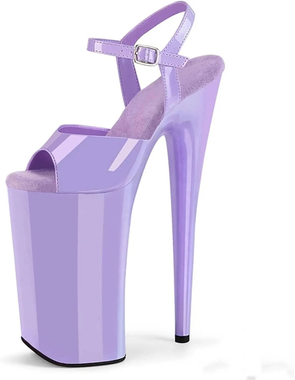 Women's 10-Inch Fetish Sandals - 26cm Thin Heels Show Artifact Model Shoes