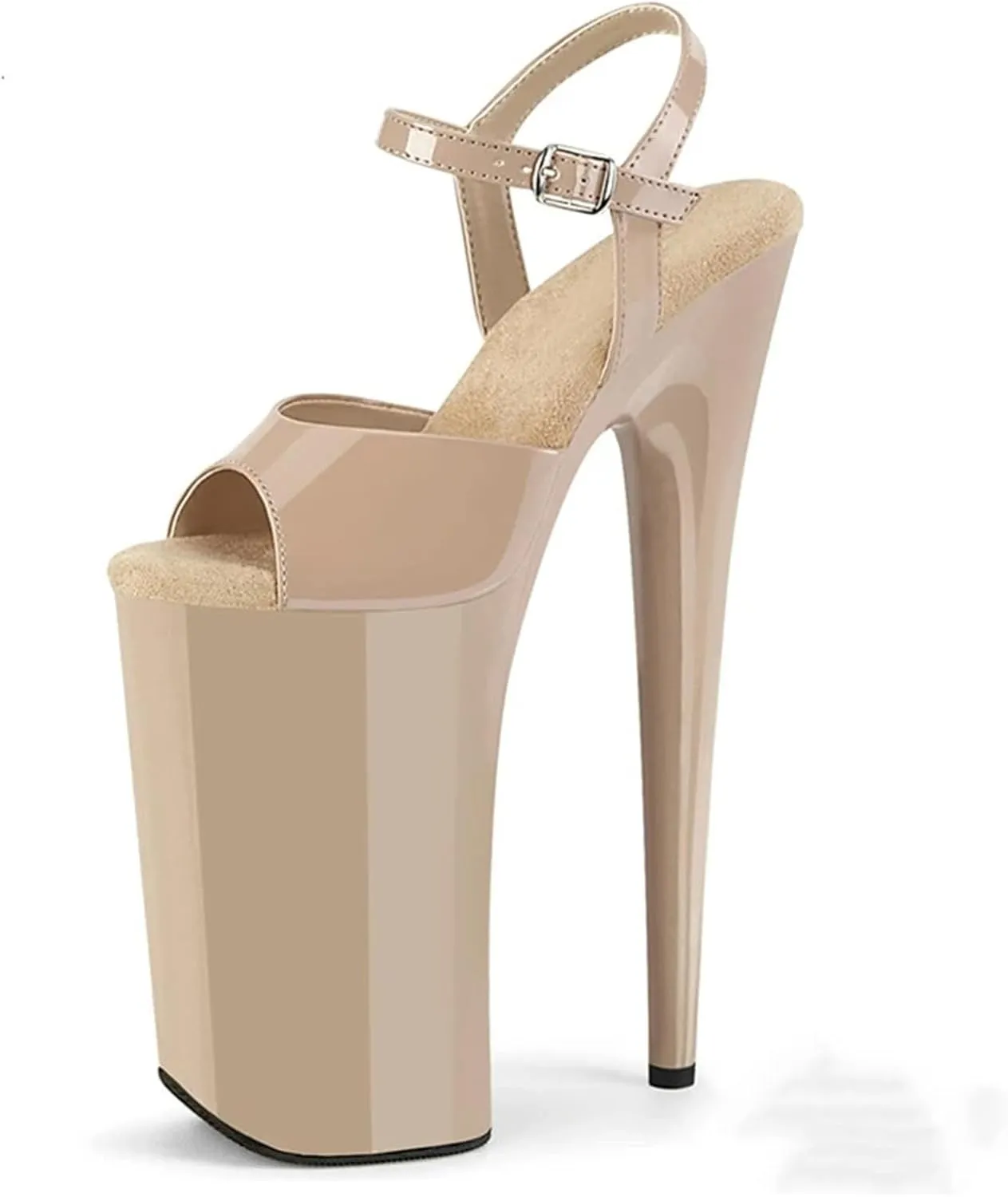 Women's 10-Inch Fetish Sandals - 26cm Thin Heels Show Artifact Model Shoes