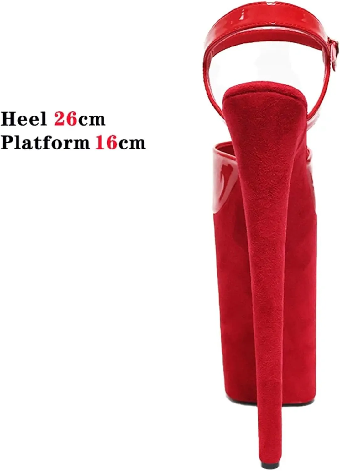 Women's 10-Inch Platform Sandals - Sexy 26cm High Heels for Nightclub & Pole Dance