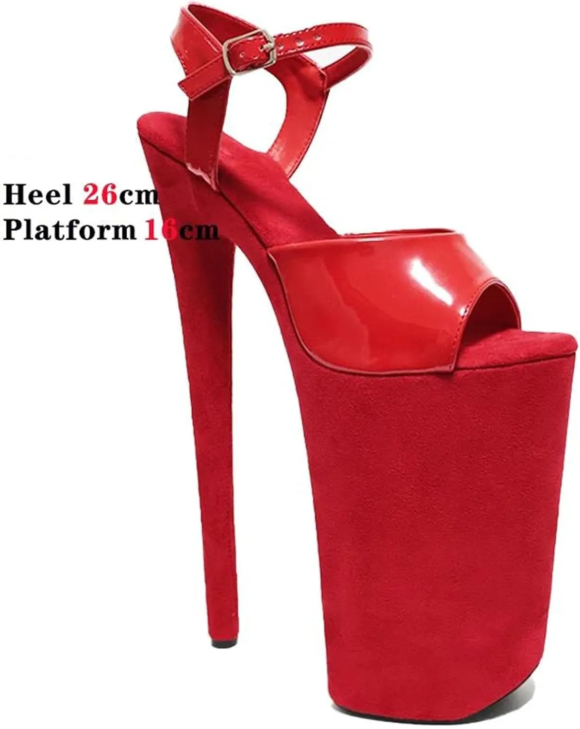 Women's 10-Inch Platform Sandals - Sexy 26cm High Heels for Nightclub & Pole Dance