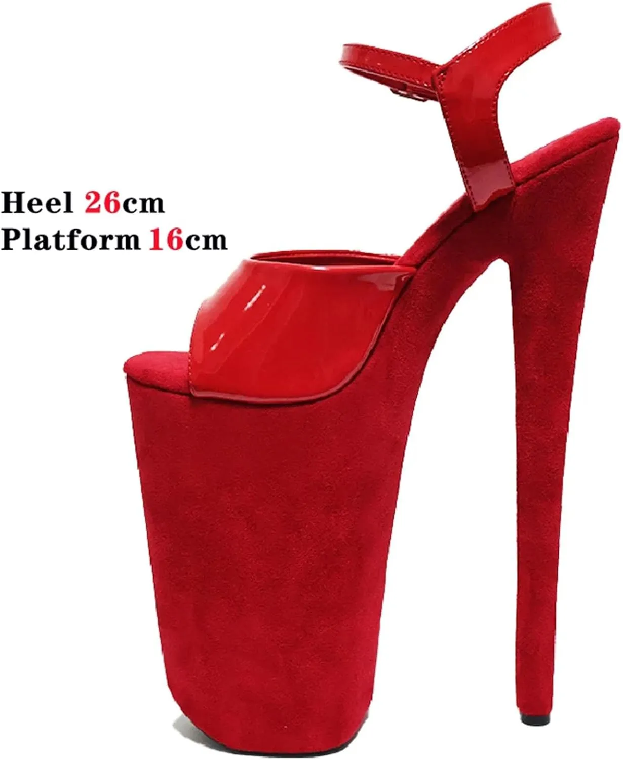 Women's 10-Inch Platform Sandals - Sexy 26cm High Heels for Nightclub & Pole Dance