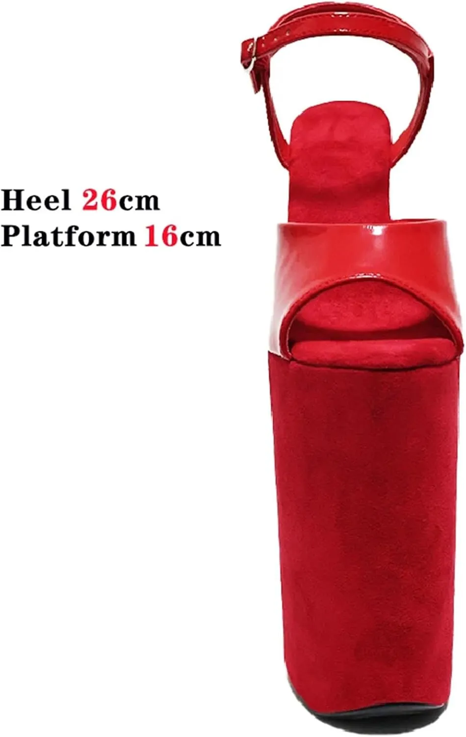 Women's 10-Inch Platform Sandals - Sexy 26cm High Heels for Nightclub & Pole Dance