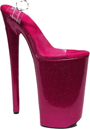 Women's 10"/26cm Crystal Sandals - Wrap Platform Pole Dance Fetish Shoes