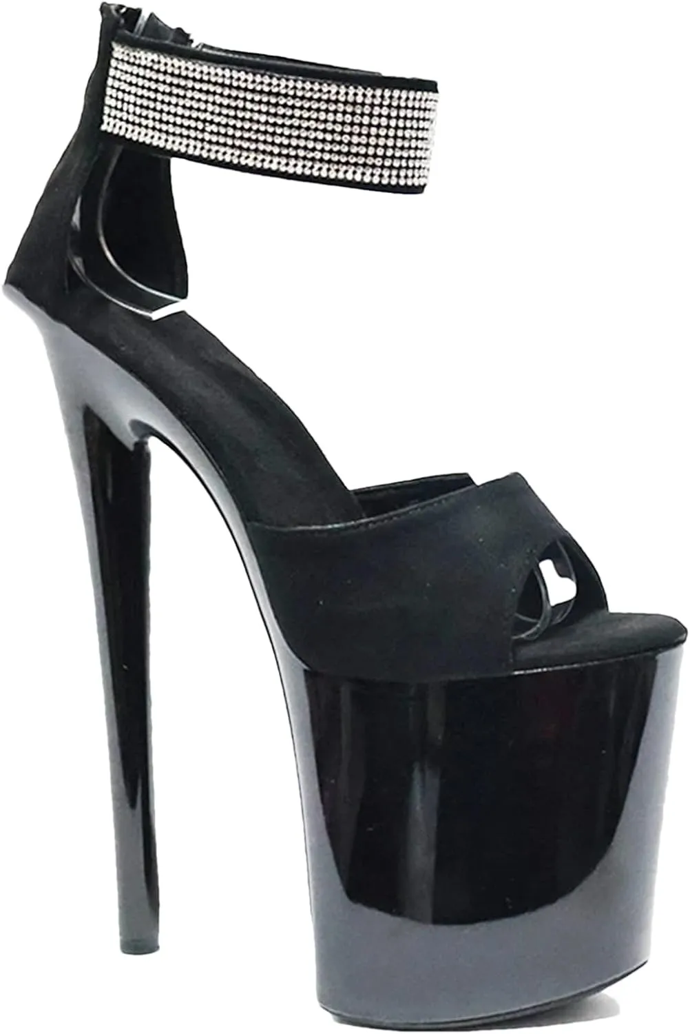 Women's 20cm Platform Sandals - Shine Open Toe Sexy Party Wedding Shoes